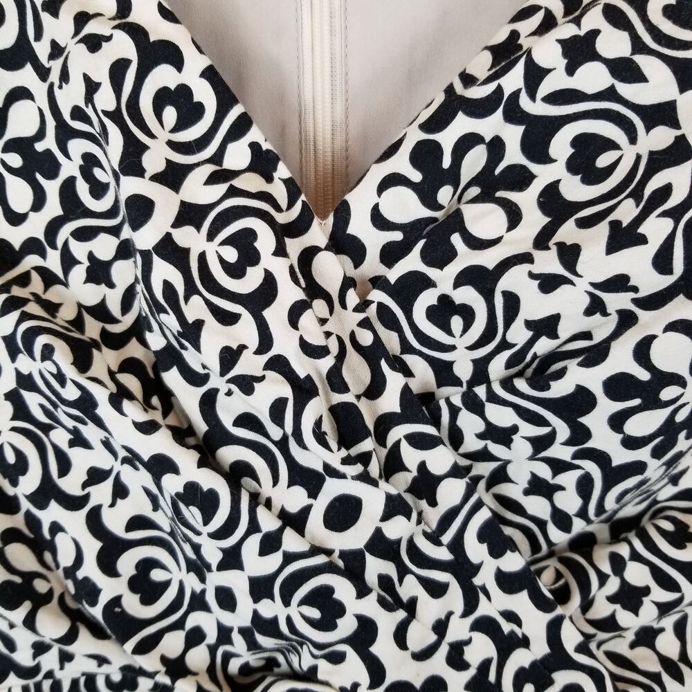 Lafayette 148 Sleeveless Ruched Surplice Neckline Sheath Dress Size 8 - Picture 5 of 10
